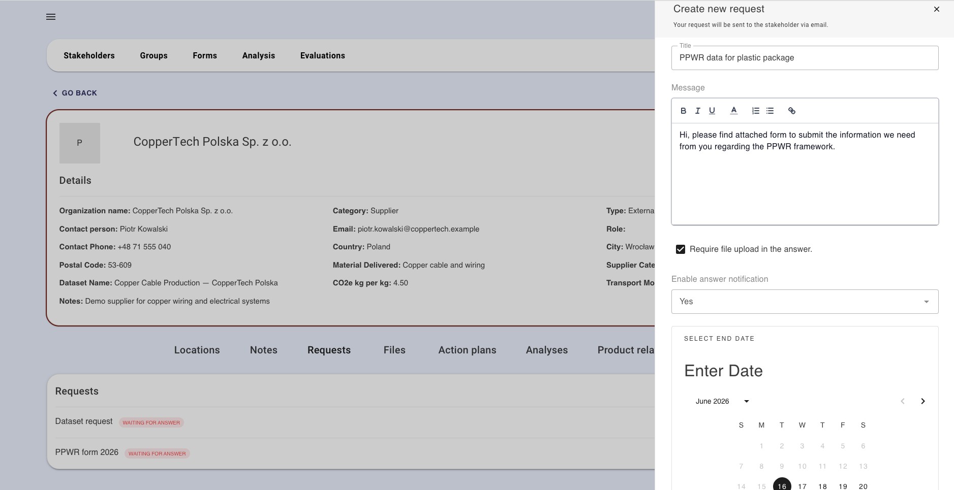 Answer forms automatically