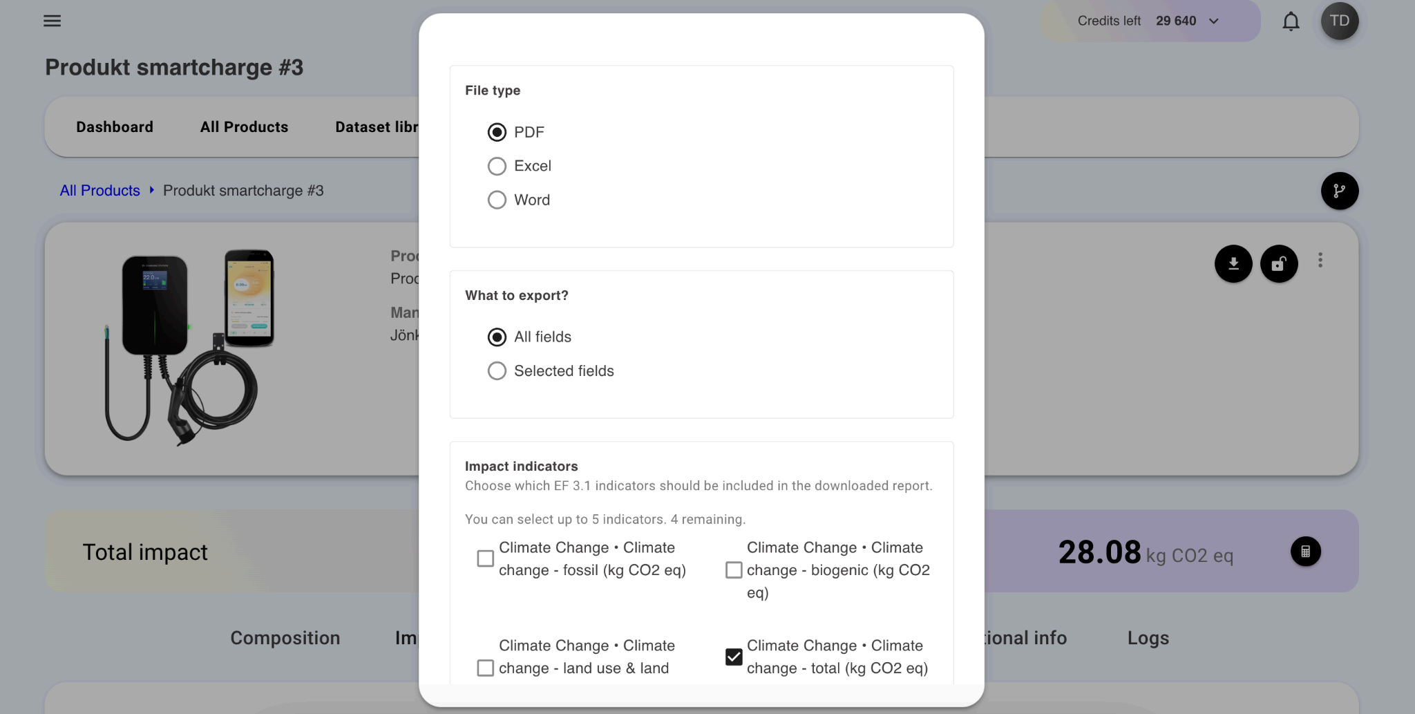 Export polished reports